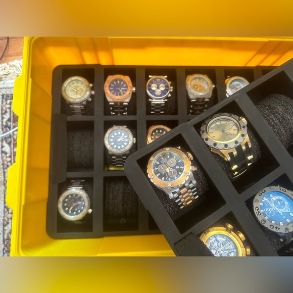 Men's Invicta Reserve Specialty Gold Plated Subaqua Watch 10095 Silver Dial 52mm - Picture 13 of 13